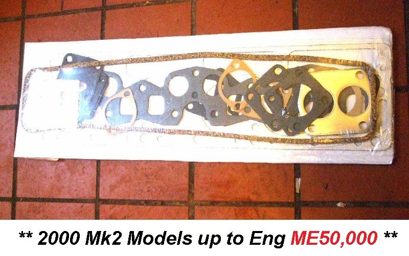 HEAD GASKET SET (Triumph 2000 Mk2 Saloon) (**1968- Aug 1971 Only**)